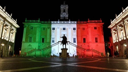 The Streets of Rome Under Quarantine