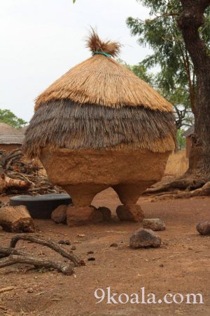 Ghana traditional Traditional houses  brushwood, wet clay, wood, and other handmade African houses 2021