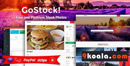 GoStock - v3.9 Nulled Download Free and Premium Stock Photos Script cms