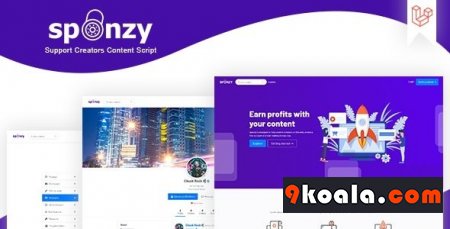 Sponzy v1.5 - a content monetization script Nulled Free