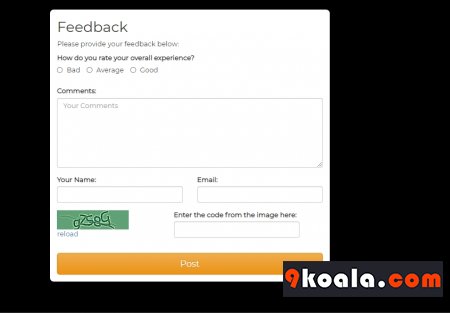 Feedback & Contact form With Captcha download