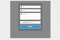 HTML5 Contact Form With File Upload and icons