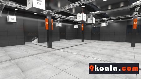 Realistic model of Exhibition hall  3D model 3D MAX